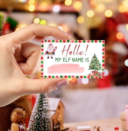 BirtDerr Christmas Elf Name Game Party Kit - Christmas 001