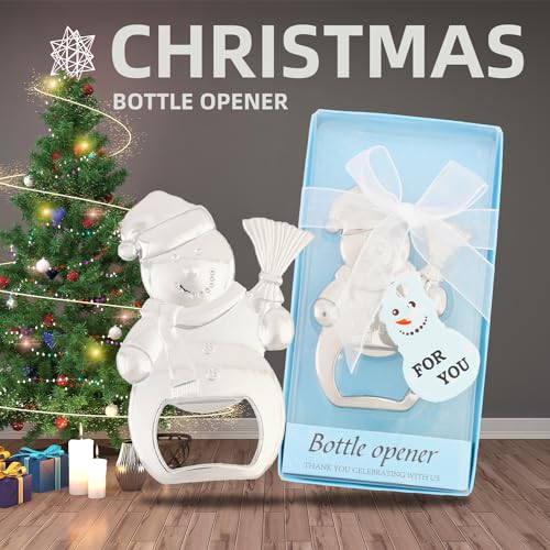 Snowman Bottle Openers Gift Set (24 pcs) – Uezea, Frosty Holiday Party Favors