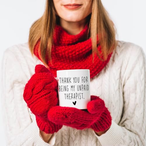 Therapist Friendship Mug for Women - Funny Coffee Gift for Mental Health & Occupational Therapy