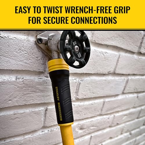 50 Feet Garden Hose - Heavy Duty, AntiKink, Lightweight Water Hose - Yellow
