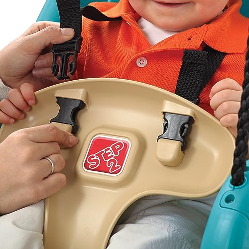 Step2 Infant & Toddler Outdoor Swing Seat - Weather-Resistant Backyard Baby Swing, Secure Harness, Fits Most Playsets