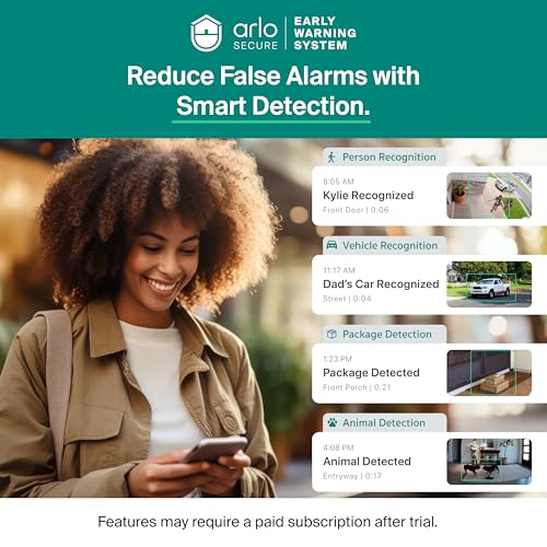 Arlo Essential Outdoor Pan Tilt Zoom Security Camera 2K 2-Cam with 30-Day Secure Plan Trial