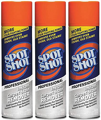 Carpet Stain Remover Spray - Instant Odor & Spot Elimination, 3 Pack