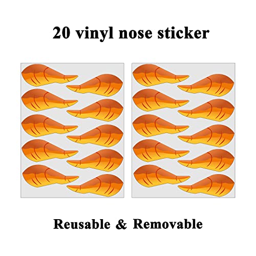 Pin The Nose on The Snowman Game for Kids Christmas Party Game for Kids Snowman Pin Game with 24Pcs Nose Stickers Birthday Party Supplies Activities