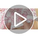 Syhood 30'' Pink Chinoiserie Velvet Christmas Tree Skirt with Bow