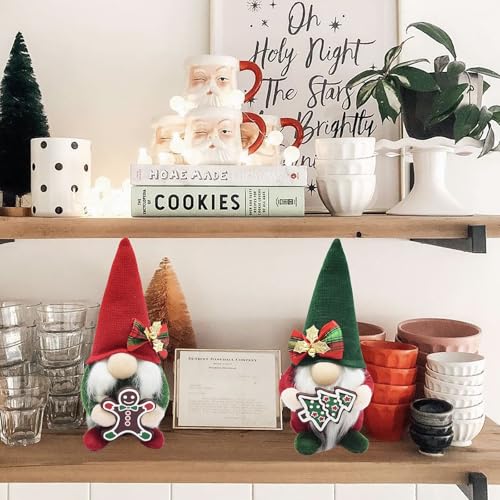 Christmas Gnome Plush Decorations - Swedish Nordic Handcrafted Holiday Figurines