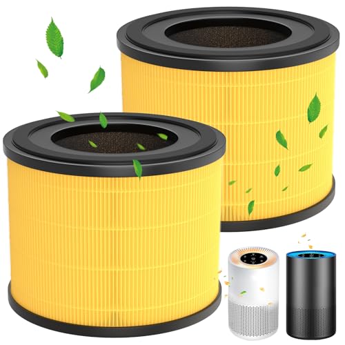 Pet Air Filter Replacement for MOOKA AP-S0610L Air Purifier - Yellow Variation