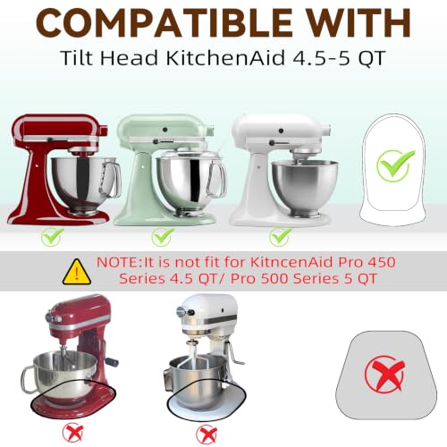 2-in-1 Mixer Slider with Storage for KitchenAid 4.5-5 Qt Tilt Head Mixer - Natural Pine