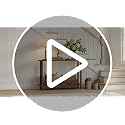 HOOBRO Walnut 39.4'' Mid-Century Console Table with Storage - Entryway & Living Room