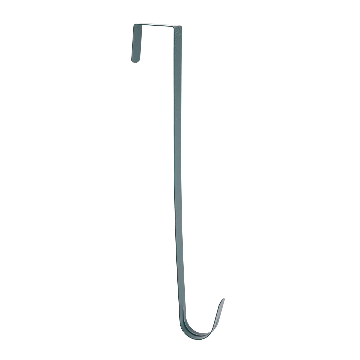 Sattiyrch 15" Wreath Hanger for Front Door,Sturdy Steel Wreath Door Hanger,Over The Door Hanger Hook (Green,2)