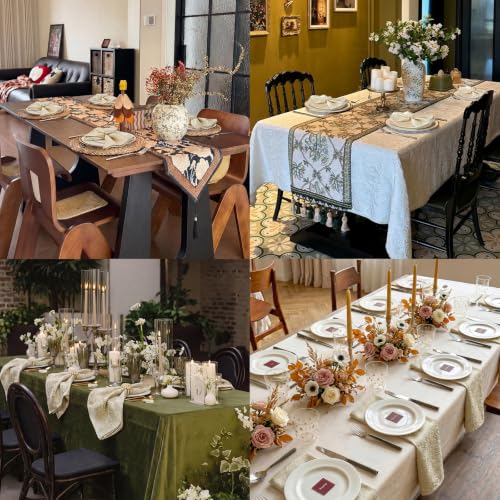 Beige Cloth Napkins Set of 12, 18 x Inch Dinner