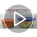 Pyrex Simply Store 12-Pack Glass Food Storage Containers Set - Assorted Sizes