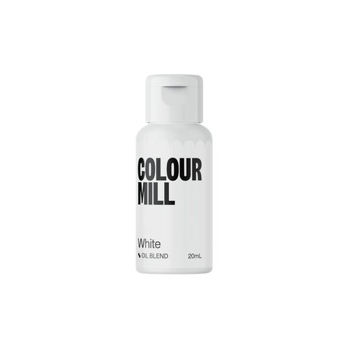Colour Mill Oil-Based Food Coloring, 20 Milliliters White