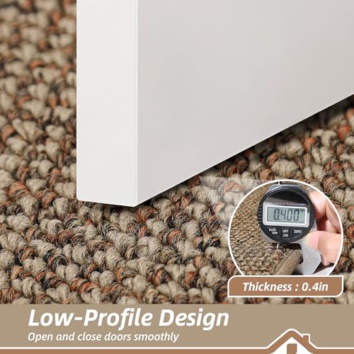BEQHAUSE Beige Dirt Trapper Door Mat 32x48 Inches Non-Slip Washable Entry Rug