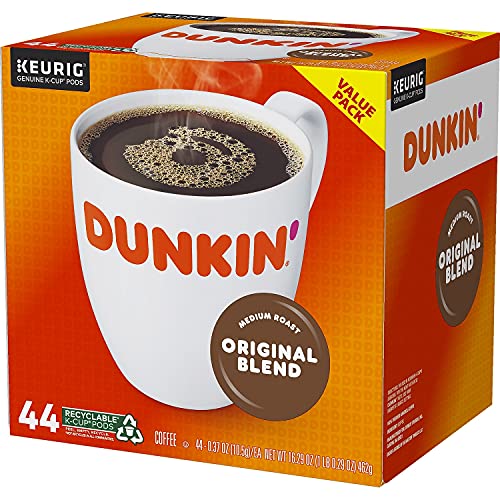 Dunkin' Donuts Original Blend Coffee K-Cup Pods Medium Roast 44-Count Pack
