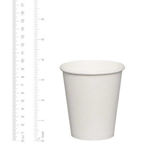 GUSTO 10 oz White Paper Cups [300 Count] Disposable Coffee Cups for Hot & Cold Beverages, Sturdy Paper Drinkware for Home, Office & Events (Formerly Comfy Package)