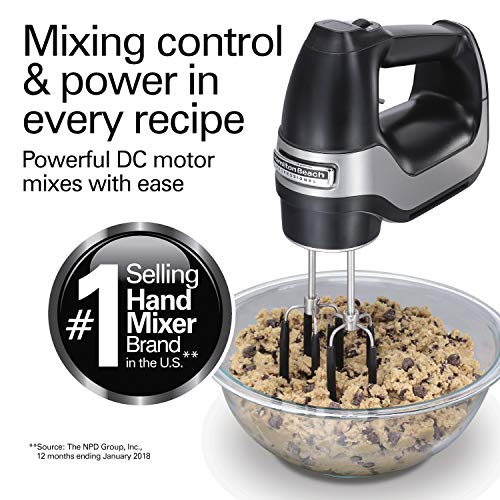 Hamilton Beach Professional 7-Speed Digital Hand Mixer - Matte Black