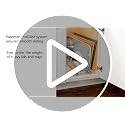 Pull Out Pot and Pan Lid Organizer Under Cabinet - 7.25W x 21D - Chrome - Variation of THIS listing 7.25W x 21D x 9H inches