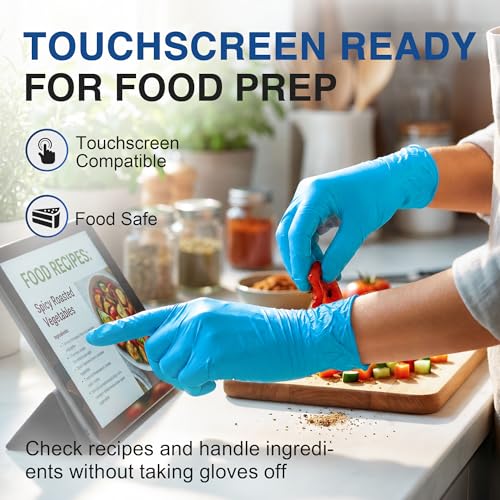 Schneider Disposable Latex-Free Powder-Free Medical Exam Gloves Medium - 1000 Pack
