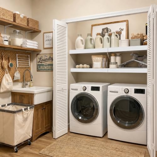 Wirshelfcova 5pcs Wire Shelf Covers for Pantry & Closet, 30" W x 12" D, White - Premium Engineered Wood