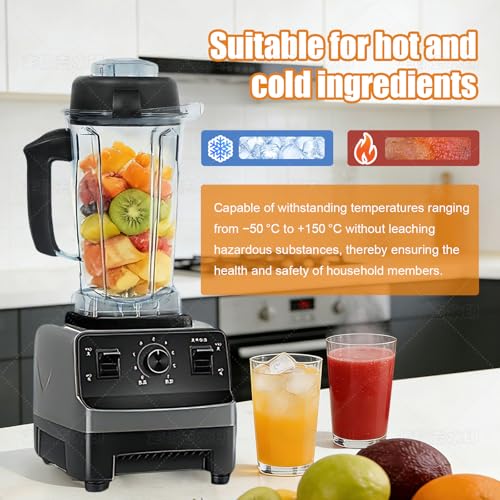 Pure Realm 64oz Blender Container for Vitamix 5200 6300 E310 - Wide Compatibility