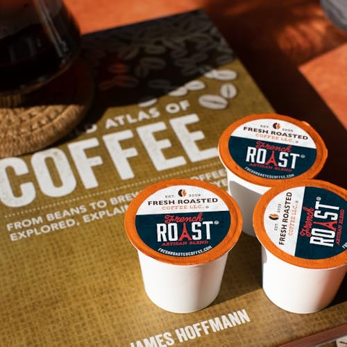 French Roast Dark Coffee Pods — 96 Count, Kosher, Compatible with Keurig