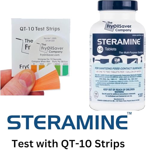 1 Count Sanitizing Tablets for Food Contact Surfaces - Pack of 450 - Kitchen & Restaurant Sanitizer