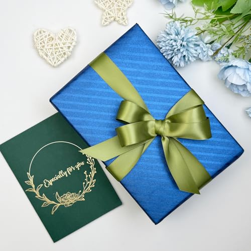 LELYZ 35 Yards Double Faced Satin Ribbon Willow 1" for Gift Wrapping Crafts Wedding