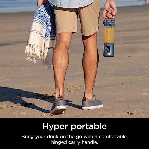 Cordless Portable Blender 18oz Personal Shake & Smoothie Maker USB-C Rechargeable