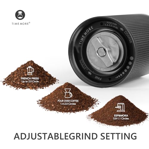 TIMEMORE Chestnut C3 ESP Pro Manual Coffee Grinder Black - Precise Espresso & Pour Over
