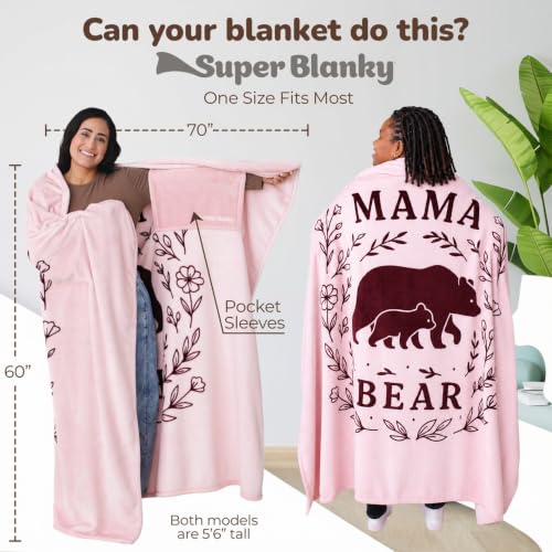 Wearable Blanket for Women & Men – Mama Bear Edition by Super Blanky