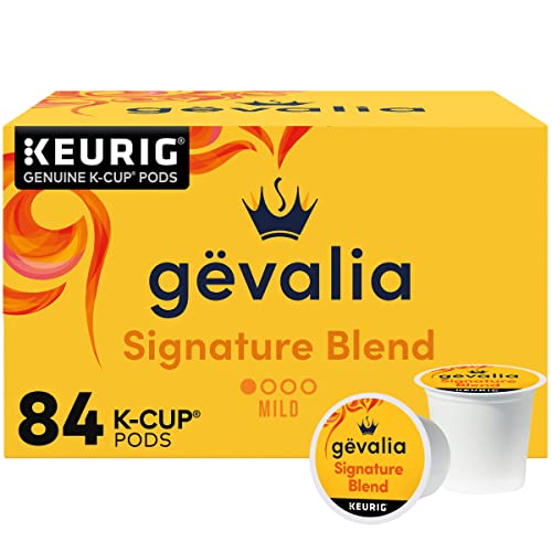 Gevalia Signature Blend Light Roast Coffee Pods - 84 Count, Compatible with Keurig