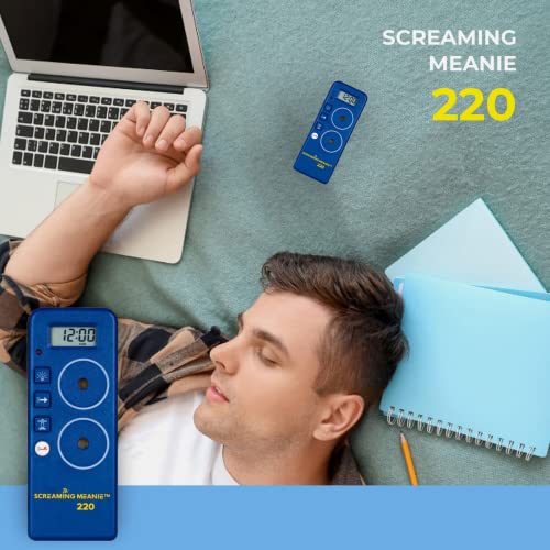Screaming Meanie 220 Alarm Clock Blue | Heavy-Duty Loud Wake-Up Device