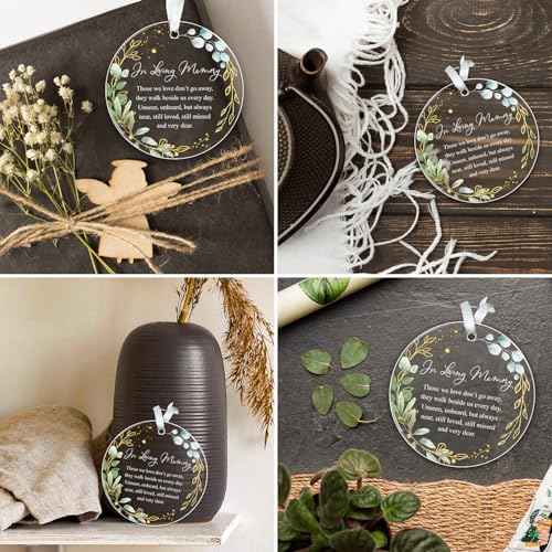 ZAGKOO Memorial Ornament - Memorial Keepsake Ornament for Loss of Loved One - Bereavement Gifts, in Loving Memory Gifts - Remembrance, Sympathy Gift - Acrylic Christmas Ornaments 2025