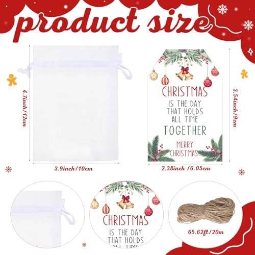 Roshtia 36 Sets Christmas Party Favors Acrylic Shot Glasses 1.2 oz with Bottle Opener Keychains and Greeting Cards