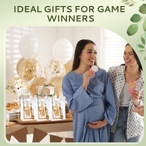 Baby Shower Prizes Set - 10 Bamboo Square Cheese Boards & Gift Accessories