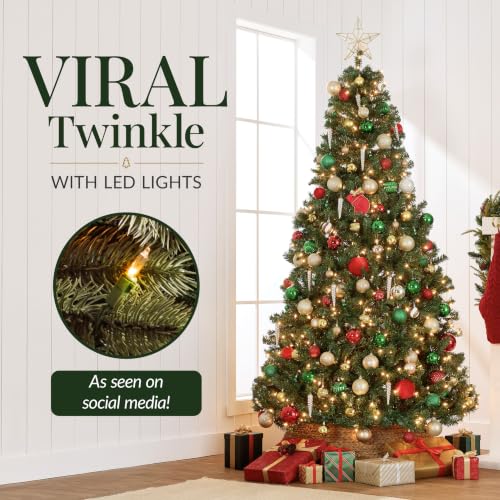 Best Choice Products 4.5ft Artificial Christmas Tree with LED