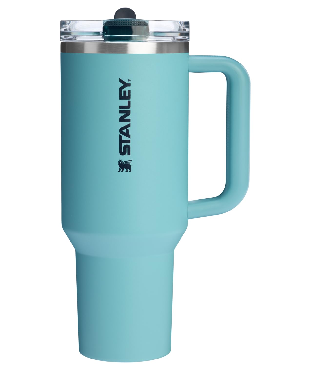STANLEY Quencher ProTour Flip Straw Tumbler with Leakproof Lid 40 oz | Built-In Straw and Handle | Cup Holder Compatible for Travel | Insulated Stainless Steel Cup | BPA-Free | Agave
