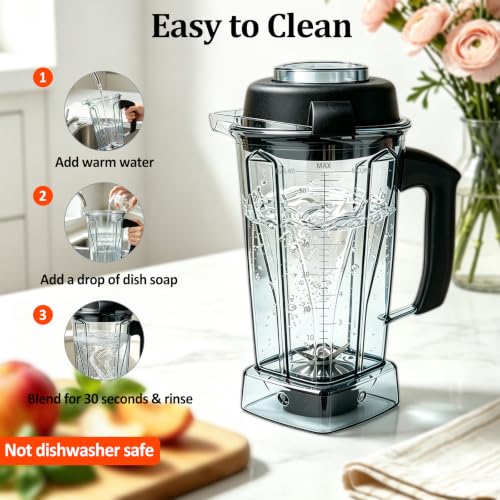 GreenTrend 64oz Blender Pitcher for Vitamix 5200-7500 Series Replacement Container