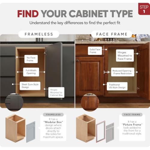 Pullout Drawer Organizer for Kitchen Cabinets - 24 W x 22 D, Single Tier