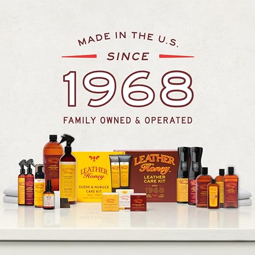 Leather Honey Leather Conditioner 16 Fl Oz - Non-Toxic, Made in USA Since 1968