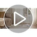 MIULEE Natural Linen White Curtains 52x90 Inches - Pack of 2 for Bedroom & Living Room