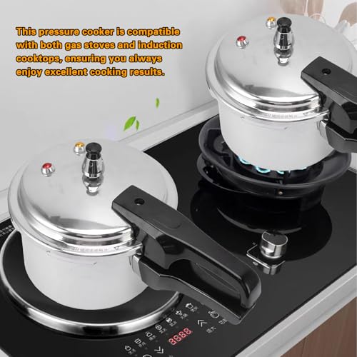 Mini Aluminum Alloy Pressure Cooker 3L - Compact Induction & Gas Stove Compatible