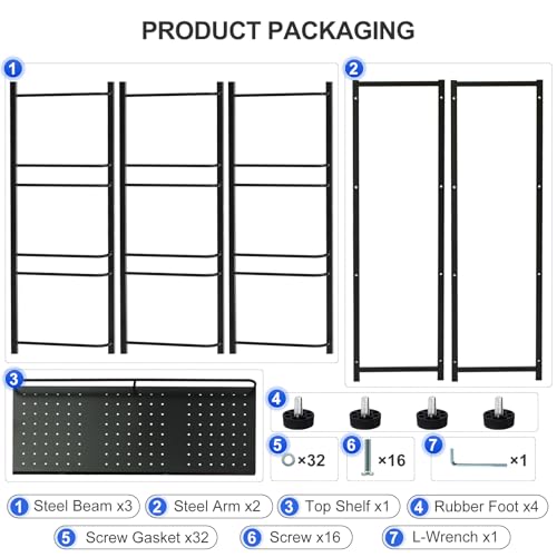 Black 9-Slot 5 Gallon Water Bottle Holder with Top Shelf - Heavy Duty Rack