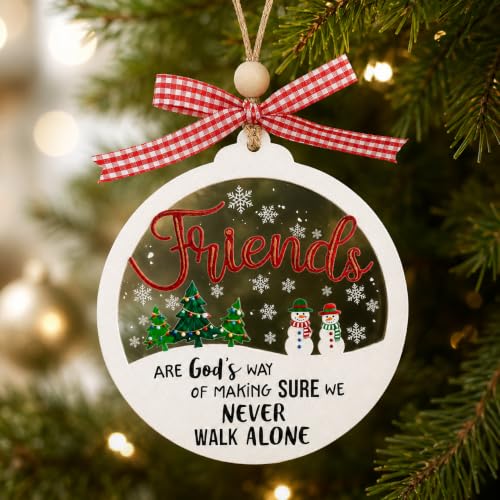 Friend Christmas Ornament Best Friend Faith Gift KINGDUHU Variation