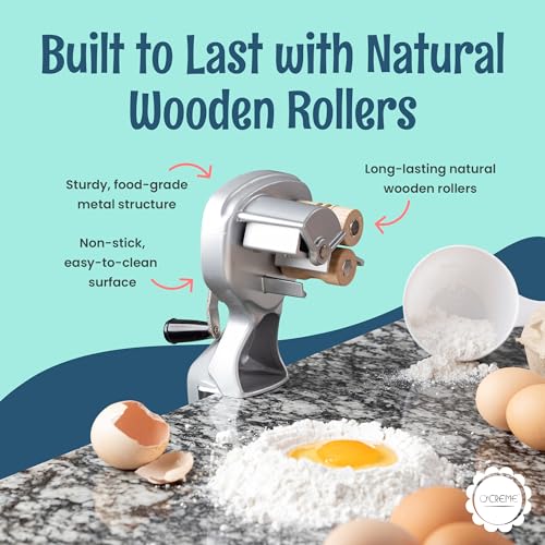 Wooden Pasta Maker Machine for Gnocchi and Dumplings - Italian Style