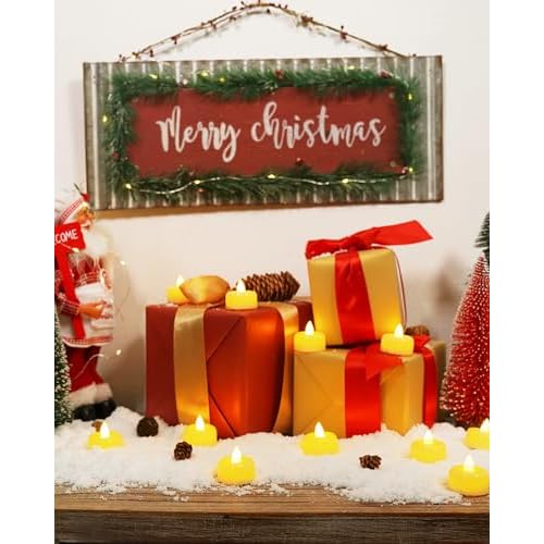 Raycare 12/24/50/100/150Pack Flameless Candles, Battery Operated LED Tea Lights, Long Lasting Fake Candles, Electric Candles for Wedding, Holiday Party, Centerpieces, Home Decor, Halloween, Christmas