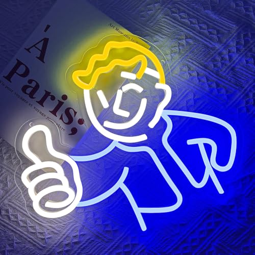 Vault Boy Neon Sign - Gaming Wall Decor LED Neon Light for Game Room Bedroom