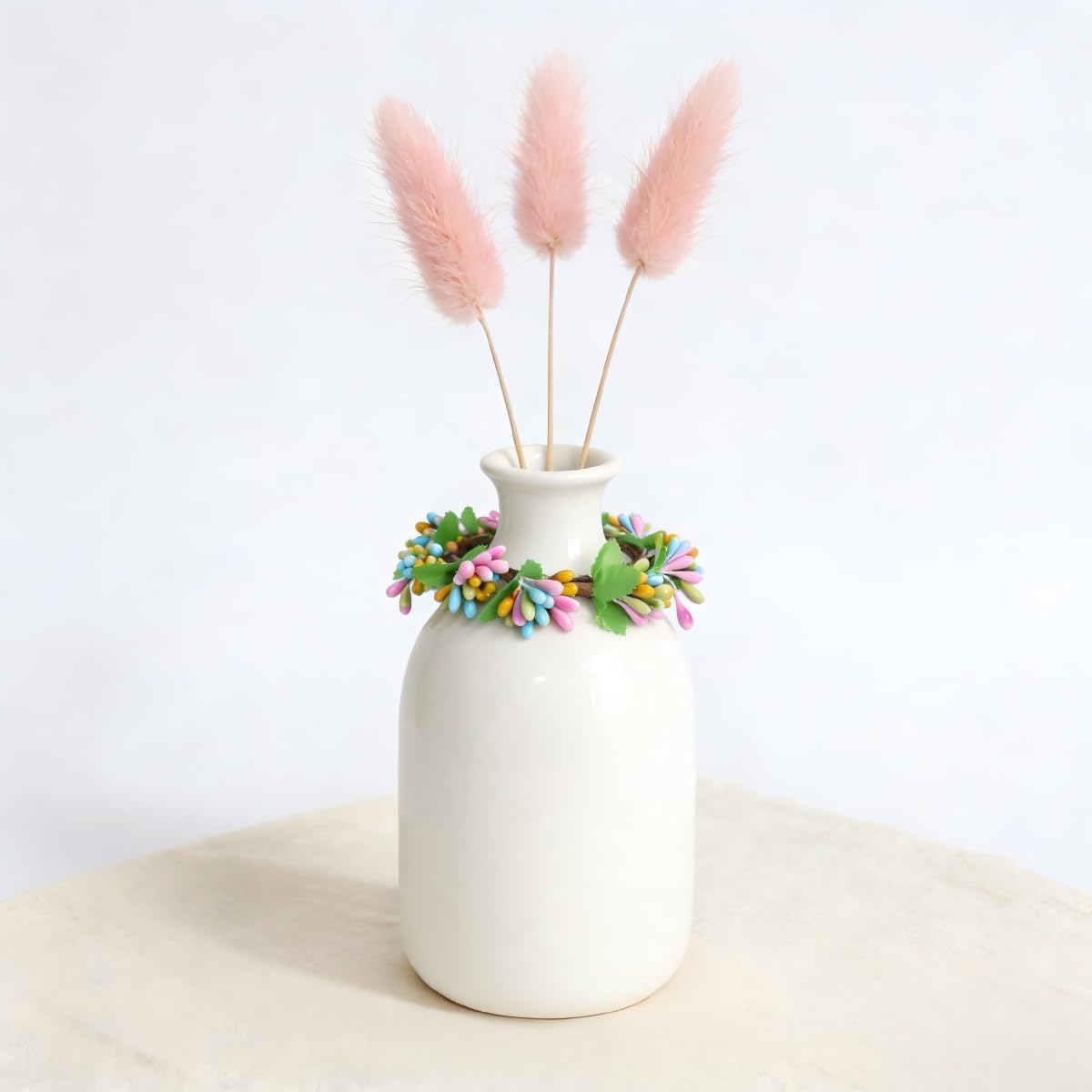 Skiennix Easter Wreath - Decorative Artificial Eggs for Spring & Summer Home Decor | 2.56-Inch Diameter
