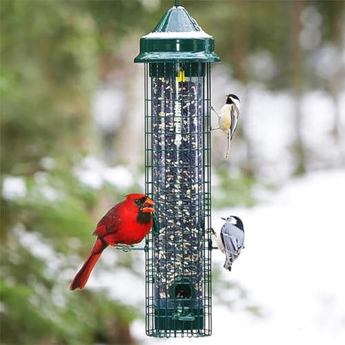 Squirrel Buster Classic Squirrel-proof Bird Feeder w/4 Feeding Ports,